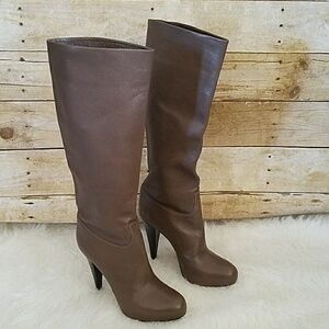 BALLY "Edwina" Leather Boot Sz 38/8US